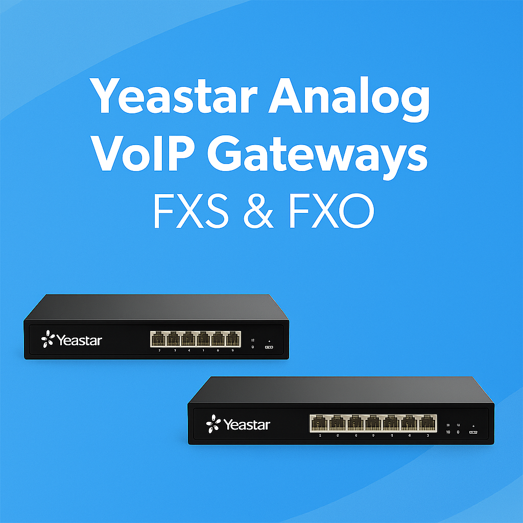 راهنمای کامل انتخاب گیتوی های آنالوگ VoIP برند Yeastar